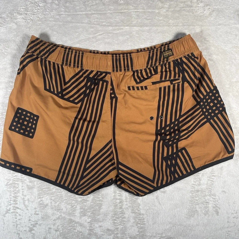 G-Star‎ Carnic Raw Dark Vulcan Allover Swim Shorts Mens XXL